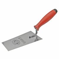 Кельма трапецієвидна вузька 140мм нержавіюча сталь ручка Двохкомпонентна OLEJNIK