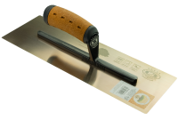 Терка ЗОЛОТО закалена сталь Stailess 0,65х120х356мм 14" ручка Корок OLEJNIK