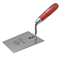 Кельма трапецієвидна широка 140мм нержавіюча сталь ручка Дерев'яна OLEJNIK