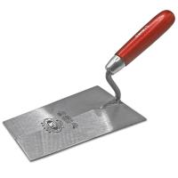 Кельма трапецевидна широка 180мм кований метал ручка Дерев'яна OLEJNIK