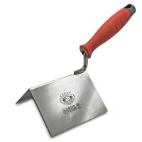 Кельма нержавіюча сталь кутова 75х110мм зовнішня ручка Двохкомпонентна OLEJNIK