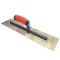 Терка ЗОЛОТО закалена сталь Stailess клеєна Super FLEX 0.3мм 16" 406мм ручка 2-компонентна