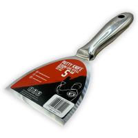 Однокомпонентний шпатель 125мм з нержавіючої сталі із ергономічною формою OLEJNIK