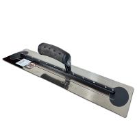 Терка ЗОЛОТО закалена нержавіюча сталь Stailess клеєна Medium FLEX 0.4мм 450мм ручка Шкіра VINTAGE