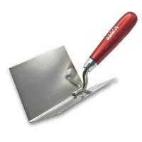 Кельма нержавіюча сталь штукатурна 75х110мм внутрішня ручка Дерев'яна OLEJNIK