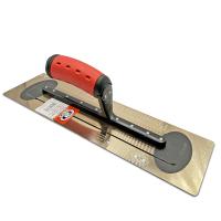 Терка ЗОЛОТО закалена сталь Stailess клеєна Super FLEX 0.3мм 14" 356мм ручка 2-компонентна