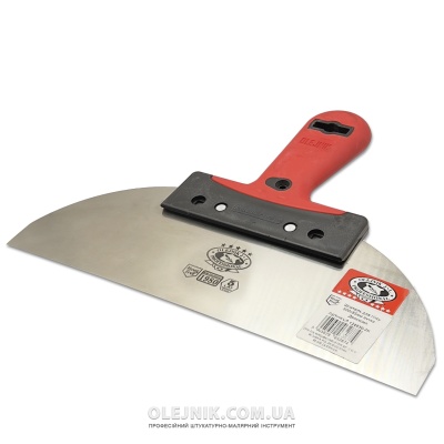 Шпатель для гіпсу FENIX 300х85мм ручка Двохкомпонентна OLEJNIK