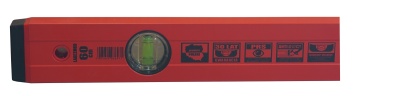 Рівень червоний з 2-ма вічками 100 см OLEJNIK