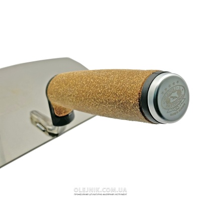 (125120-KH) Шпатель напівкруглий для відра ручка з молотком Корок OLEJNIK