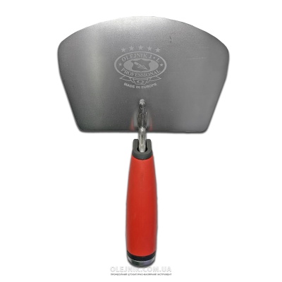 Шпатель напівкруглий для відра ручка з молотком Двохкомпонентна OLEJNIK