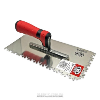 Терка для гіпсу 280х130мм Зуб Мал FROSI ручка Двохкомпонентна OLEJNIK