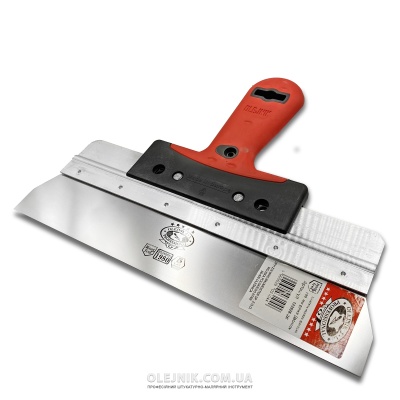 Шпатель нержавіючий фасадний 280мм ручка Двохкомпонентна OLEJNIK