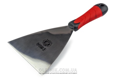 Шпатель з нержавійки 150мм ручка Двохкомпонентна OLEJNIK