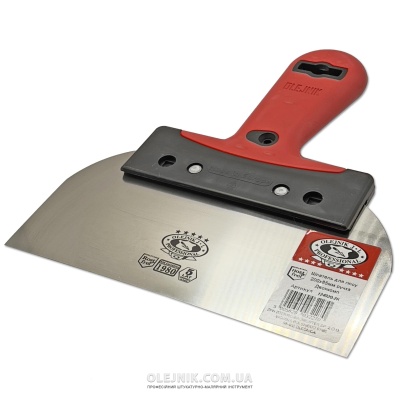 Шпатель для гіпсу FENIX 200х85мм ручка Двохкомпонентна OLEJNIK