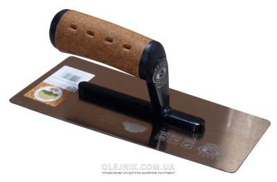 Терка нержавіюча сталь 240мм венеціанка ручка Premium Корок OLEJNIK