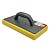 Терка з пластику 130x280мм ABS Гідро-губка різана 30мм Жовта 330г OLEJNIK