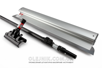 (ZESTAW-800 G5)Шпатель механічний алюм.ручка з змінним лезом 800х0,5мм + Видовжувач + Адаптер до кия
