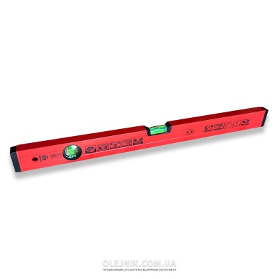 Рівень червоний з 2-ма вічками 60 см OLEJNIK