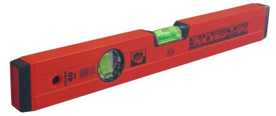 Рівень червоний з 2-ма вічками 100 см OLEJNIK